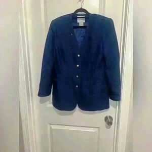 Sweetbriar Blue Blazer Womens Size 10